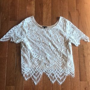Express lace top